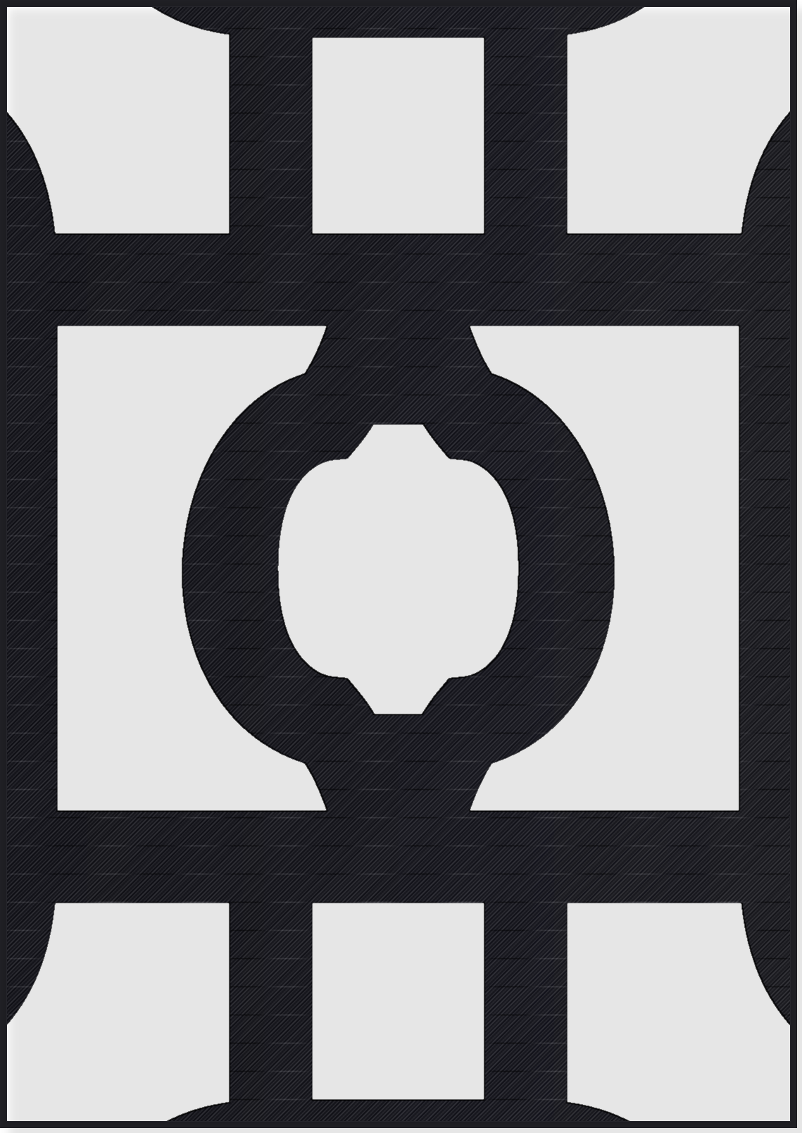 Panou Decorativ Model 028 — Tablă Decupată CNC Laser