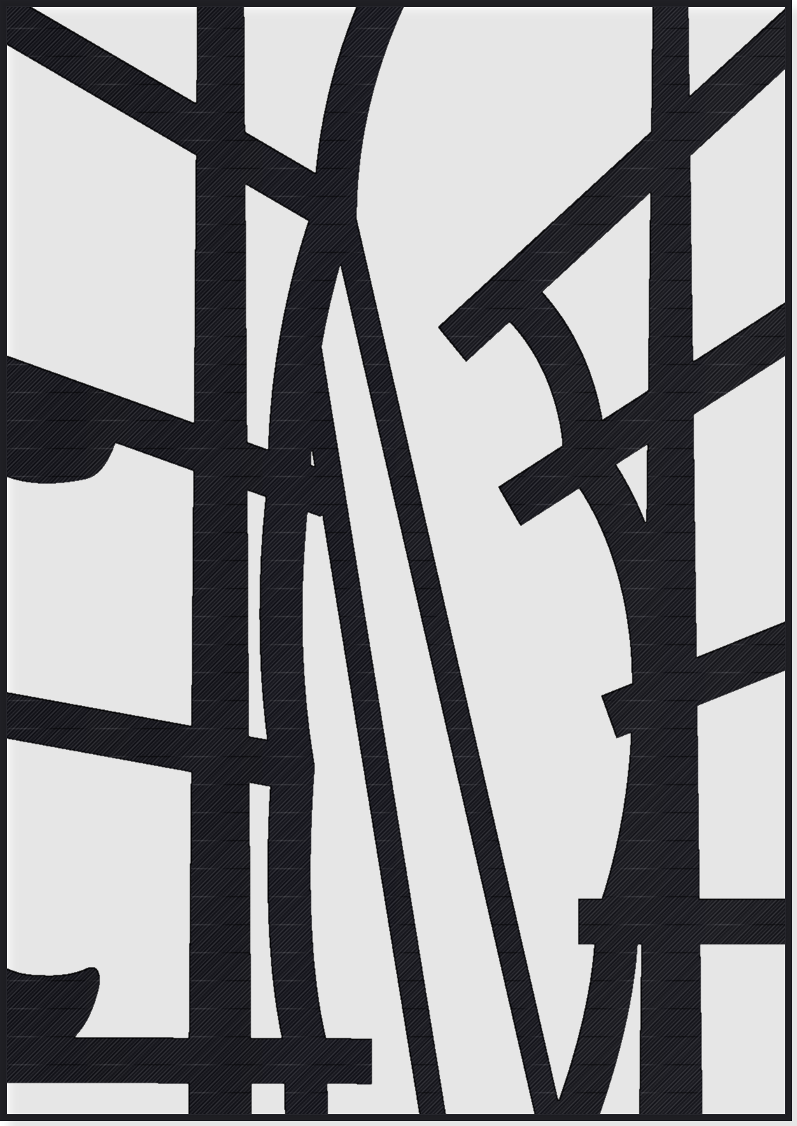 Panou Decorativ Model 049 — Tablă Decupată CNC Laser