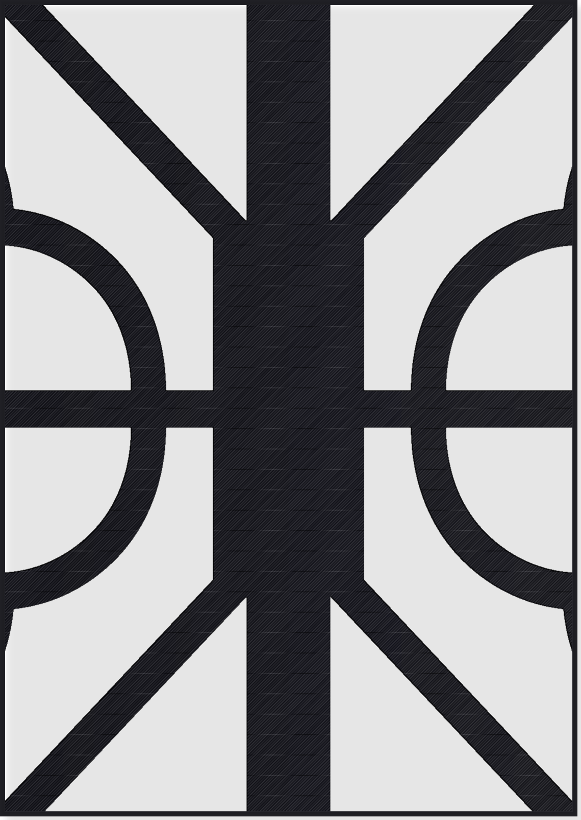 Panou Decorativ Model 168 — Tablă Decupată CNC Laser