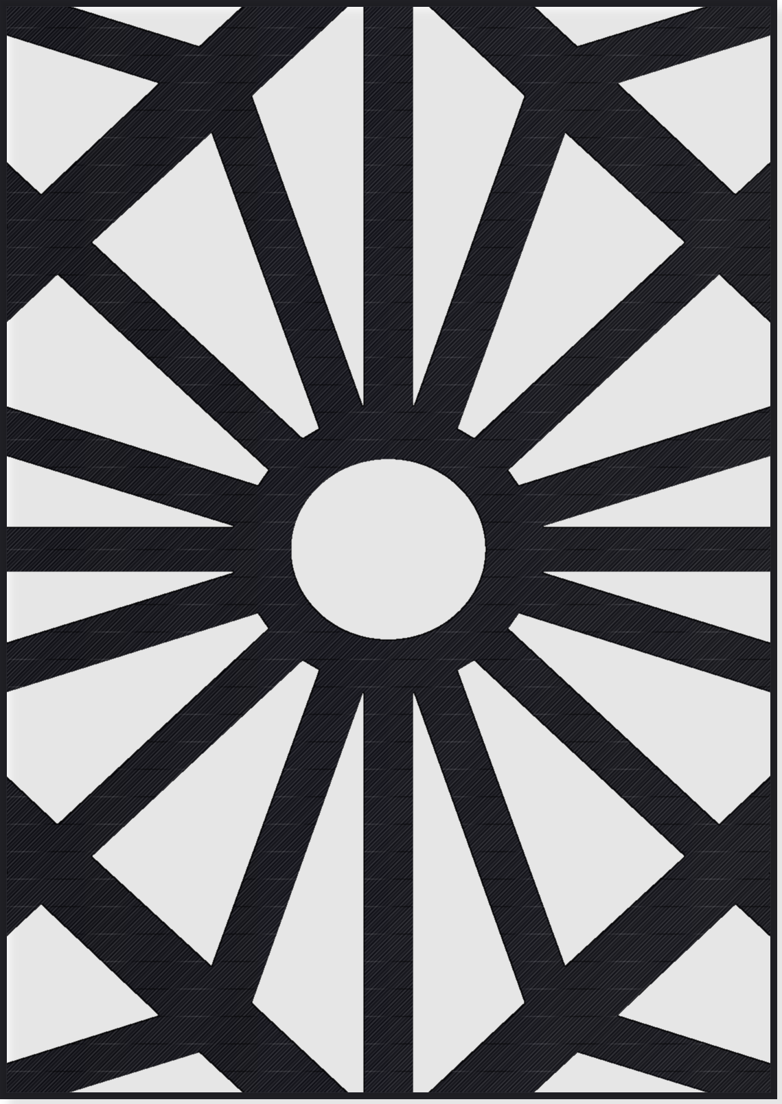Panou Decorativ Model 175 — Tablă Decupată CNC Laser