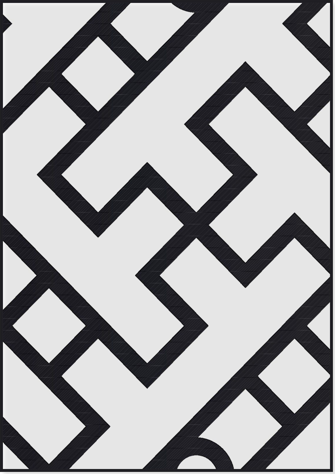 Panou Decorativ Model 183 — Tablă Decupată CNC Laser