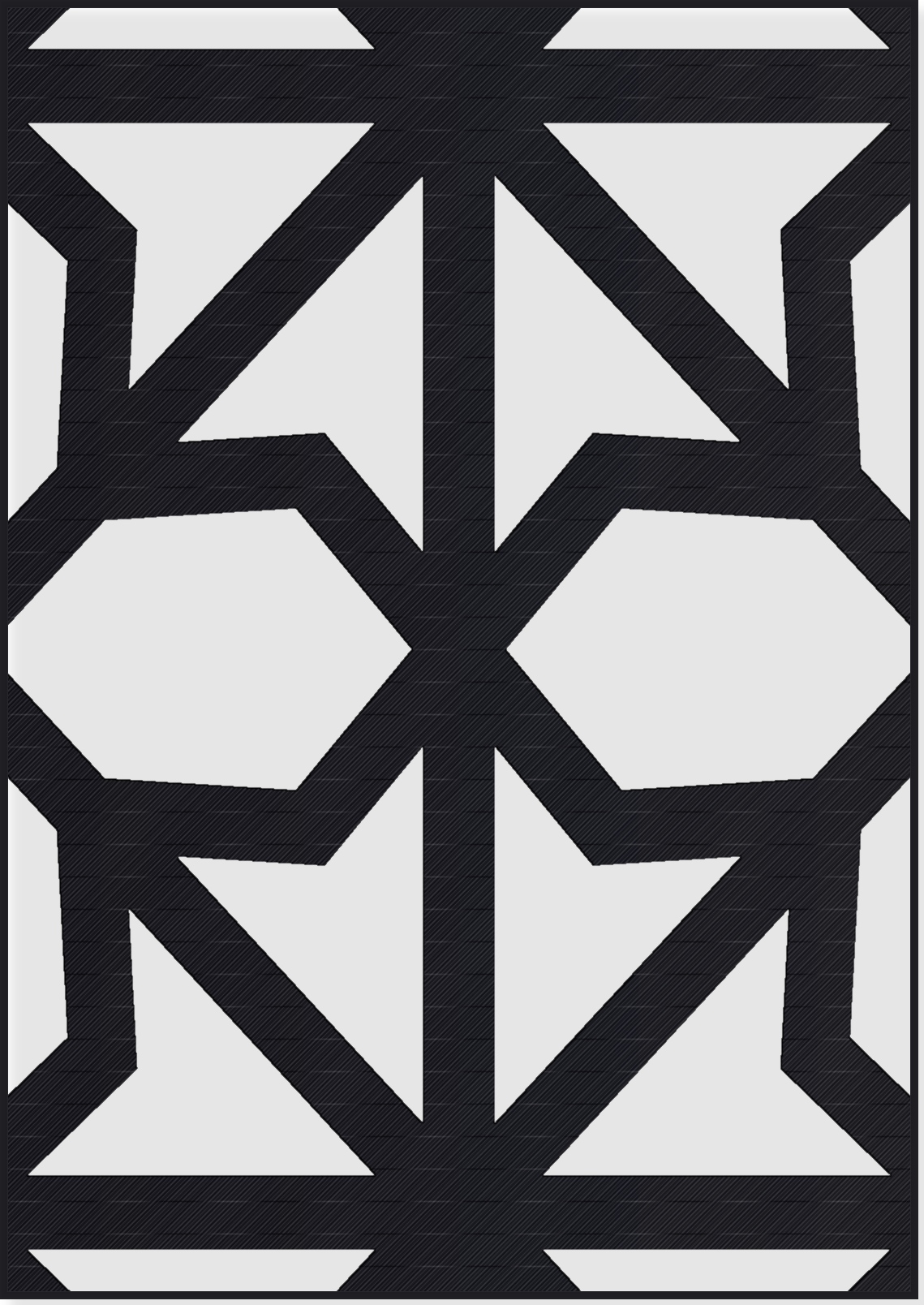 Panou Decorativ Model 199 — Tablă Decupată CNC Laser