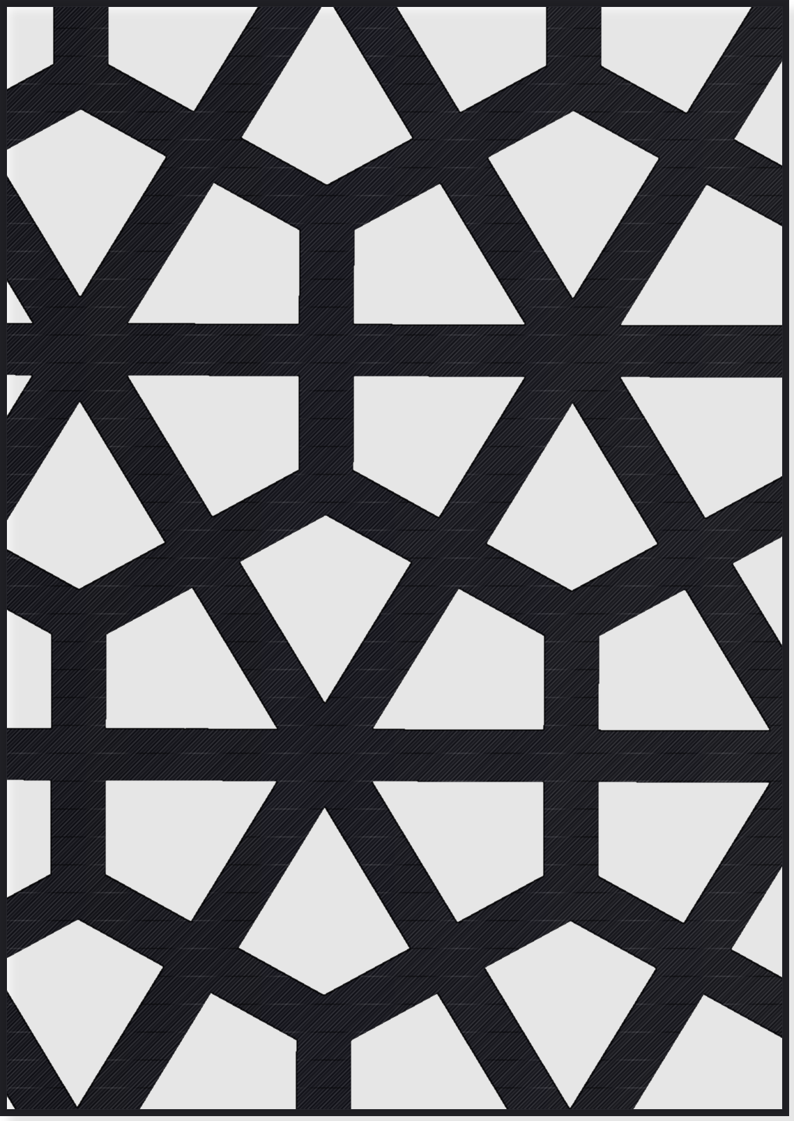 Panou Decorativ Model 200 — Tablă Decupată CNC Laser