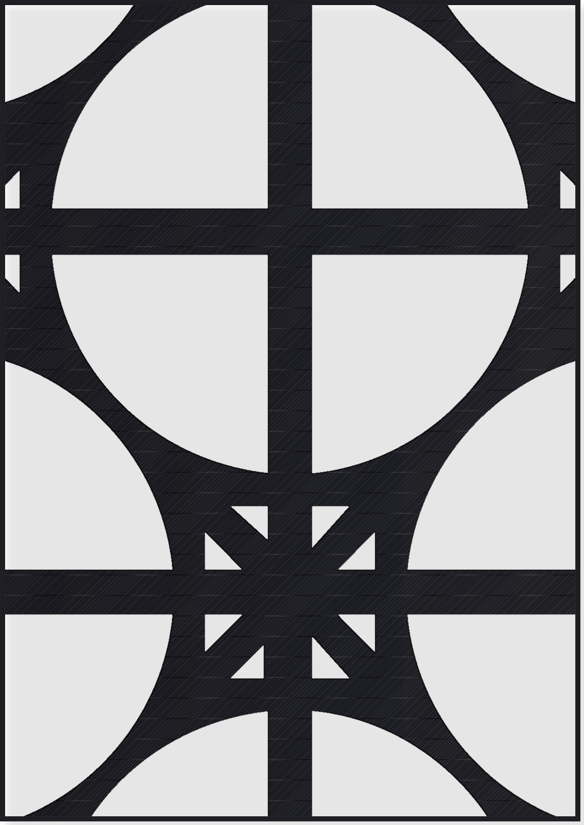 Panou Decorativ Model 213 — Tablă Decupată CNC Laser