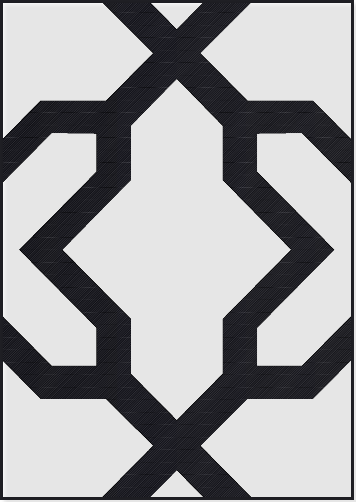 Panou Decorativ Model 215 — Tablă Decupată CNC Laser