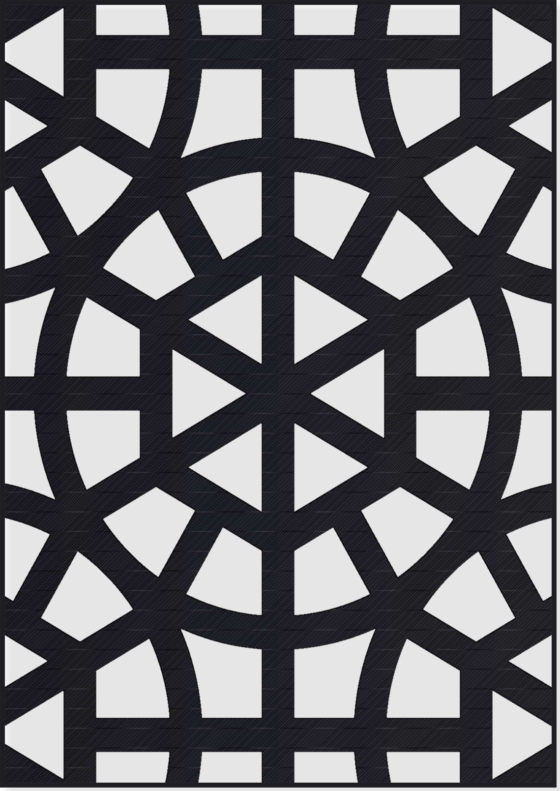 Panou Decorativ Model 224 — Tablă Decupată CNC Laser