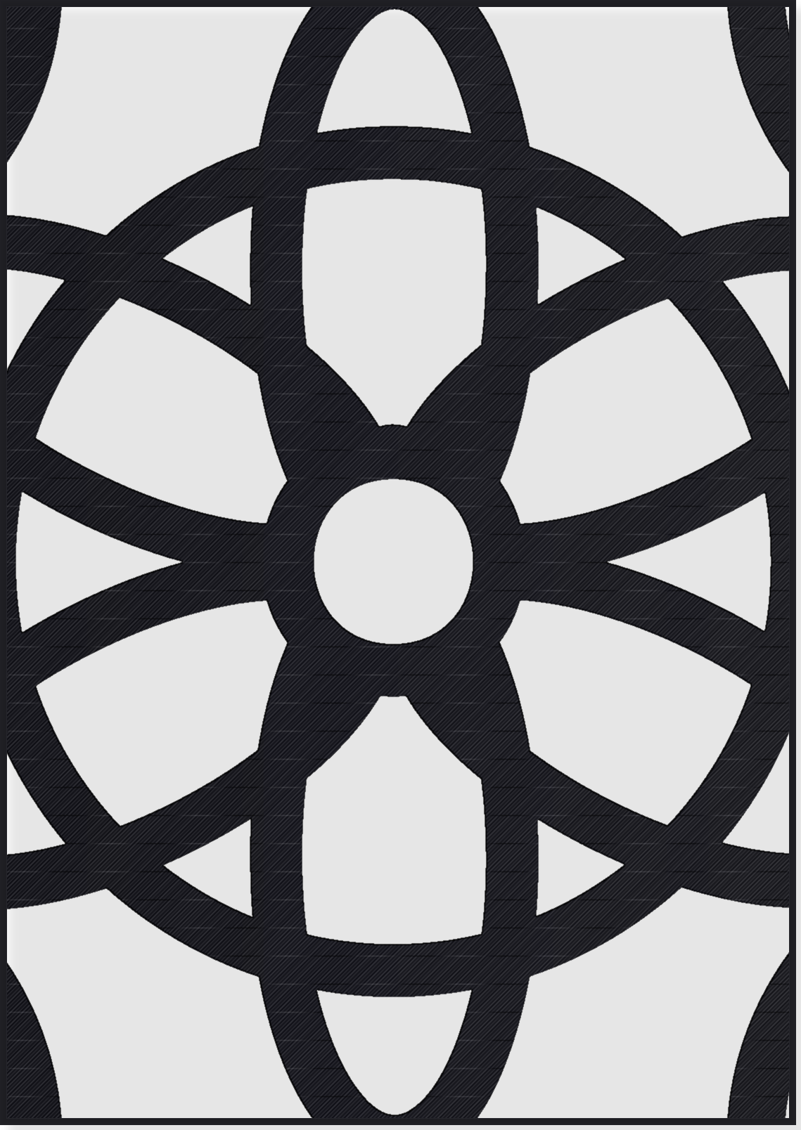 Panou Decorativ Model 237 — Tablă Decupată CNC Laser