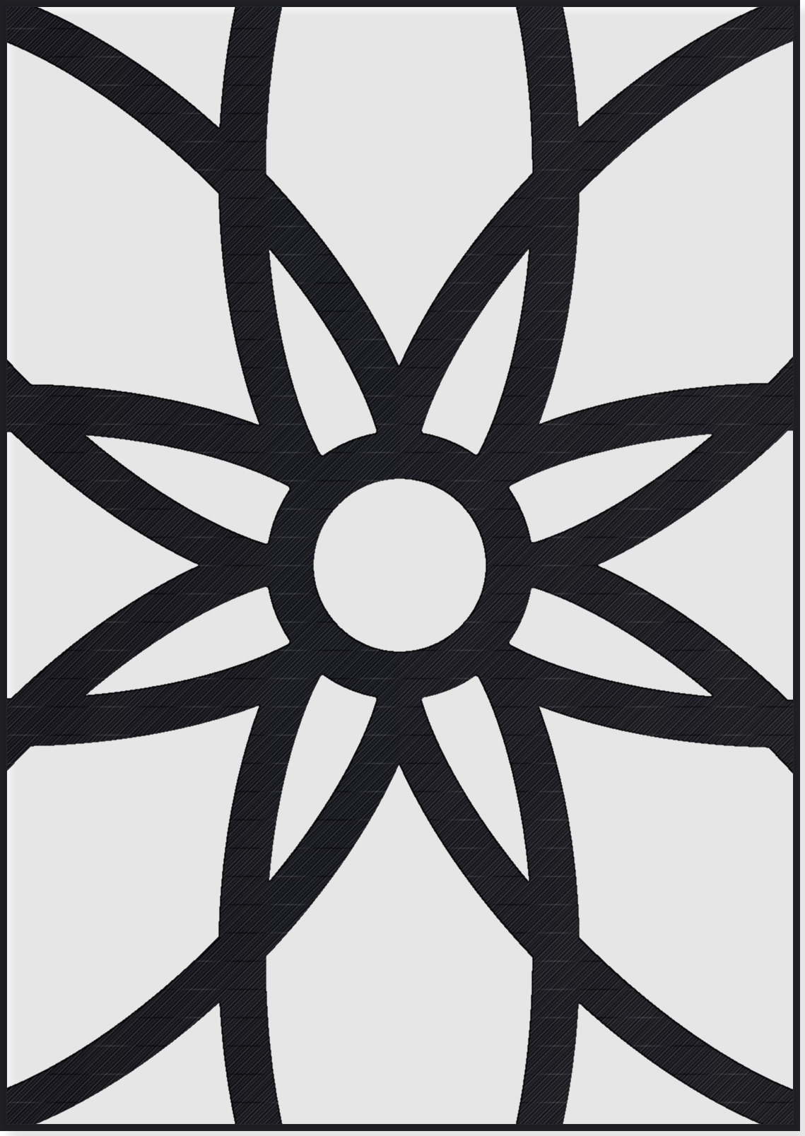 Panou Decorativ Model 248 — Tablă Decupată CNC Laser