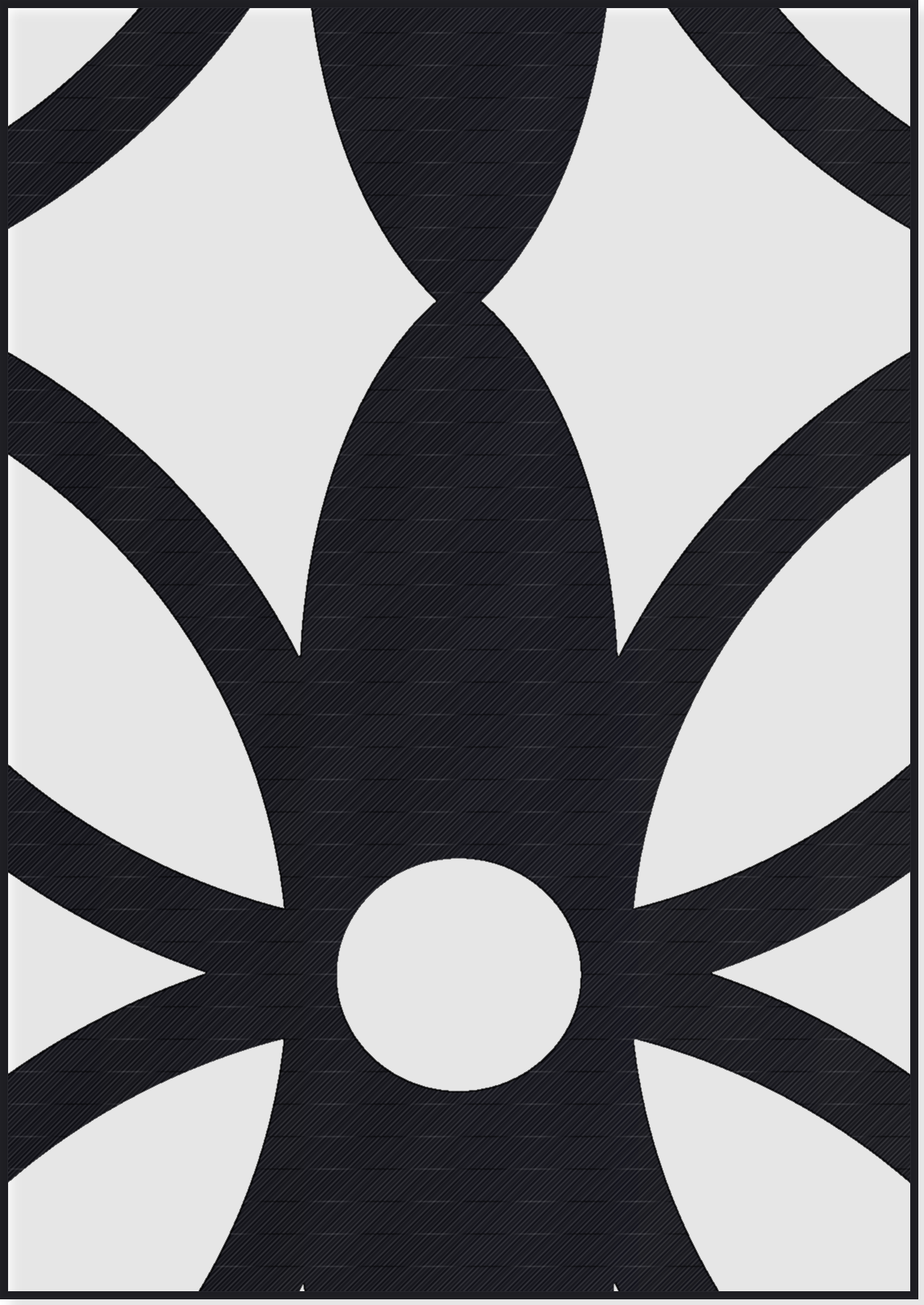 Panou Decorativ Model 255 — Tablă Decupată CNC Laser