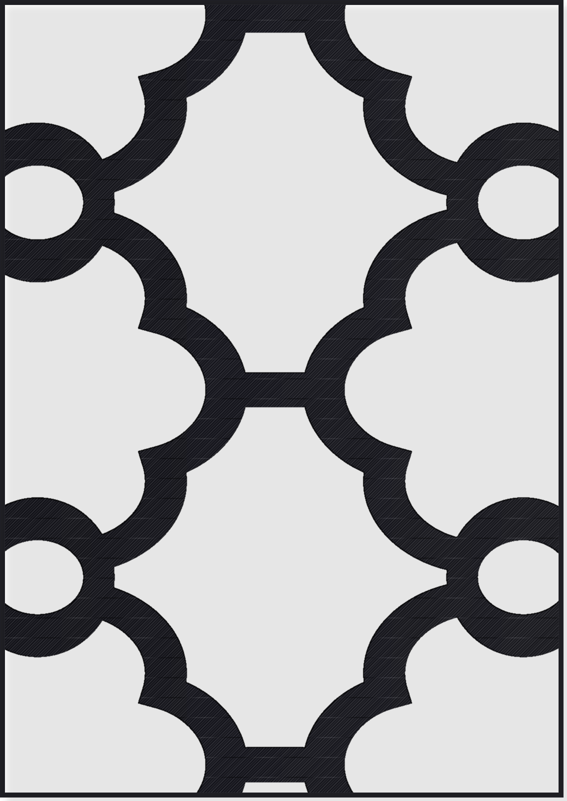 Panou Decorativ Model 264 — Tablă Decupată CNC Laser