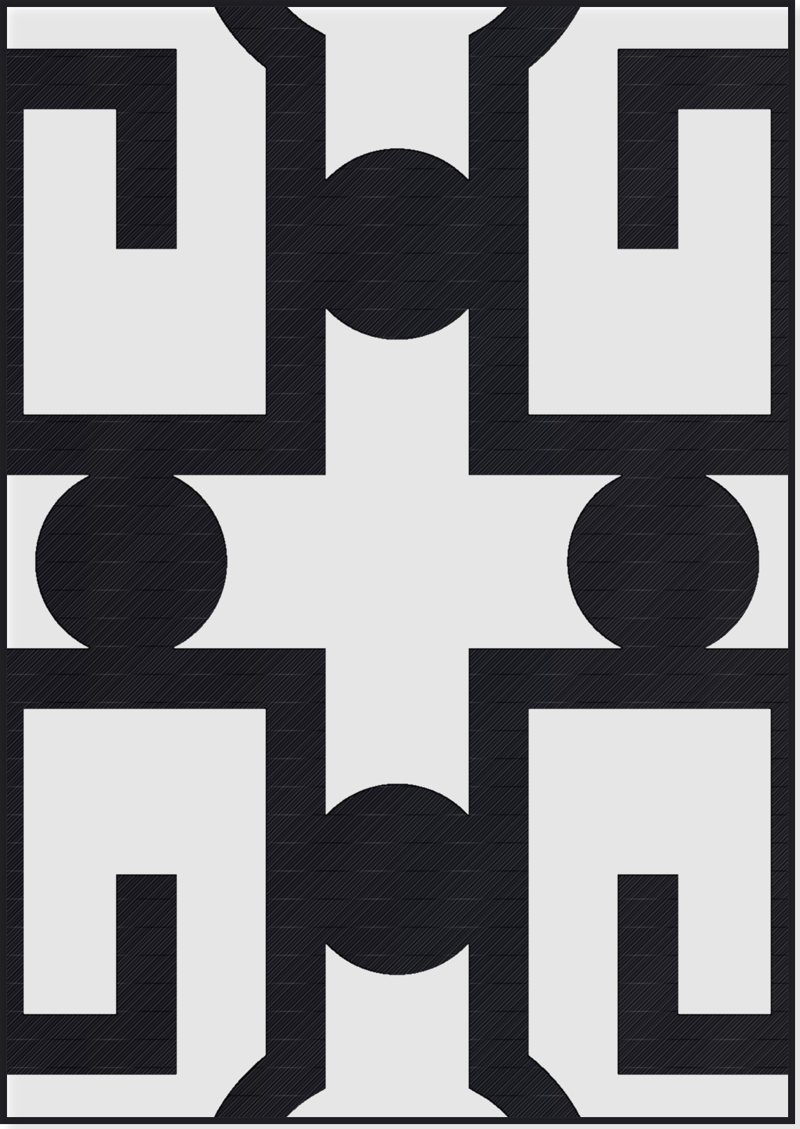 Panou Decorativ Model 269 — Tablă Decupată CNC Laser