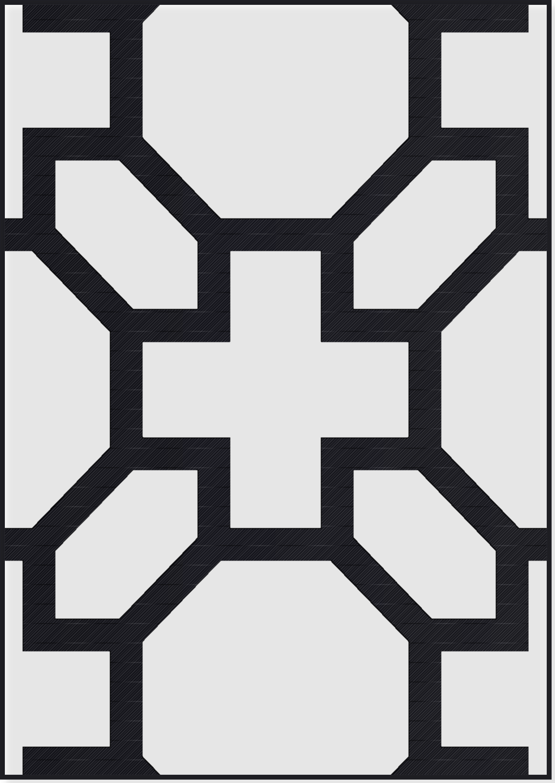Panou Decorativ Model 317 — Tablă Decupată CNC Laser