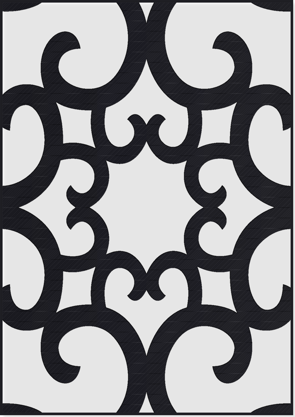 Panou Decorativ Model 319 — Tablă Decupată CNC Laser