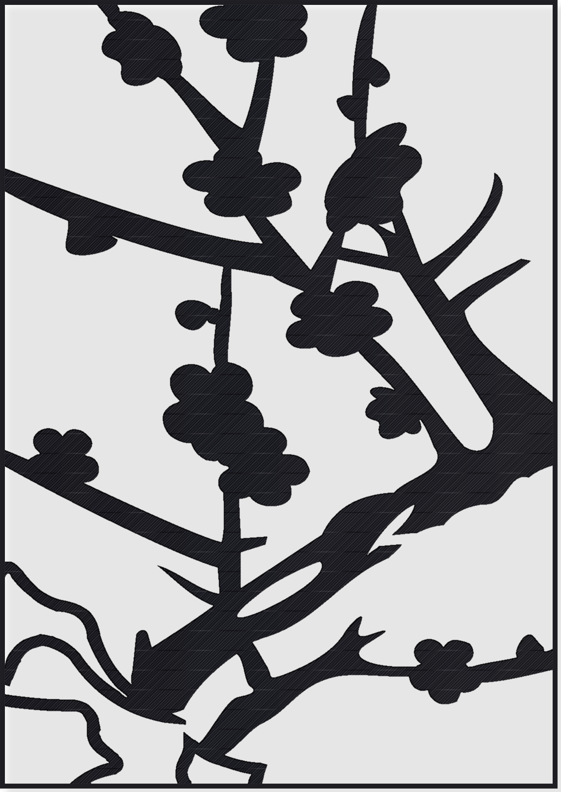 Panou Decorativ Model 335 — Tablă Decupată CNC Laser