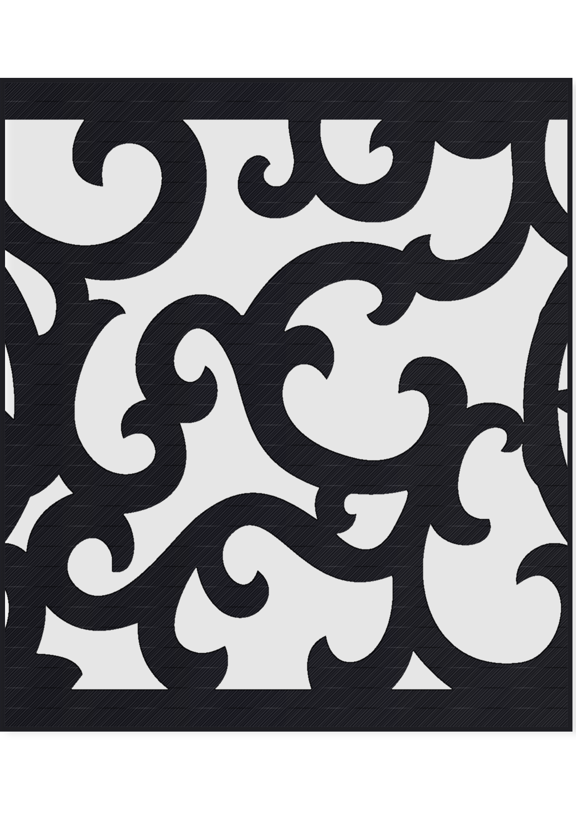 Panou Decorativ Model 359 — Tablă Decupată CNC Laser