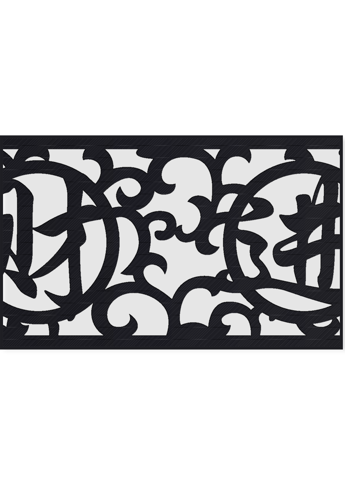 Panou Decorativ Model 362 — Tablă Decupată CNC Laser