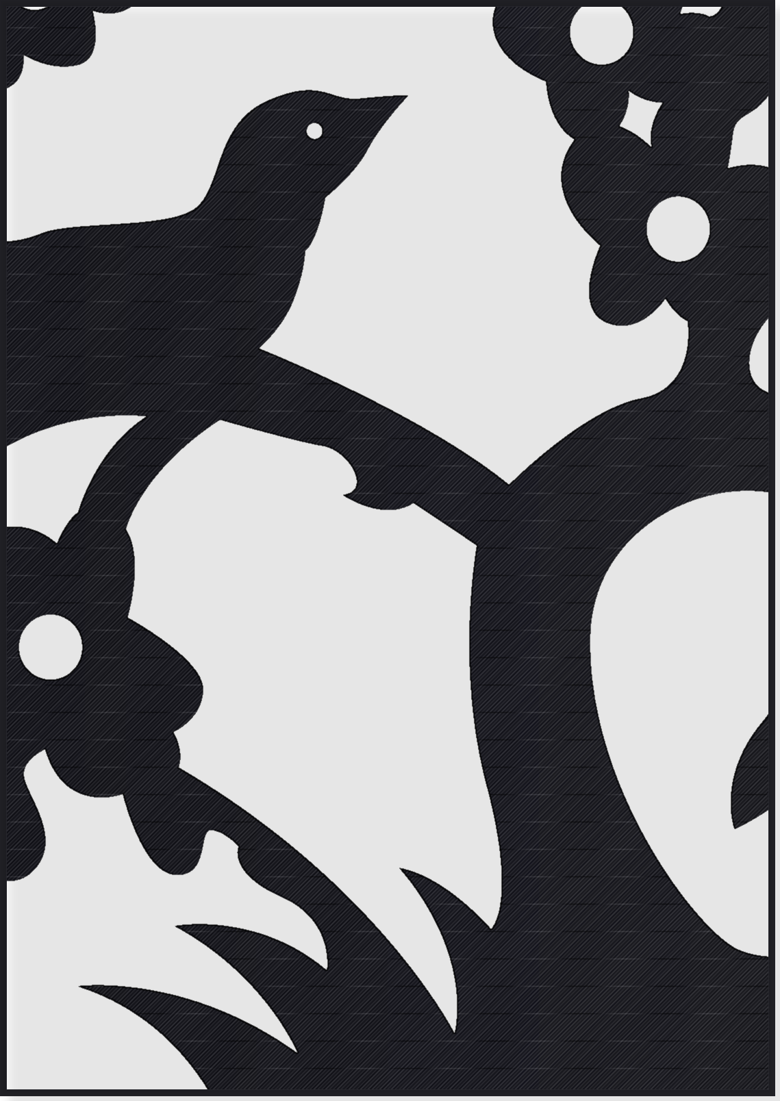 Panou Decorativ Model 366 — Tablă Decupată CNC Laser