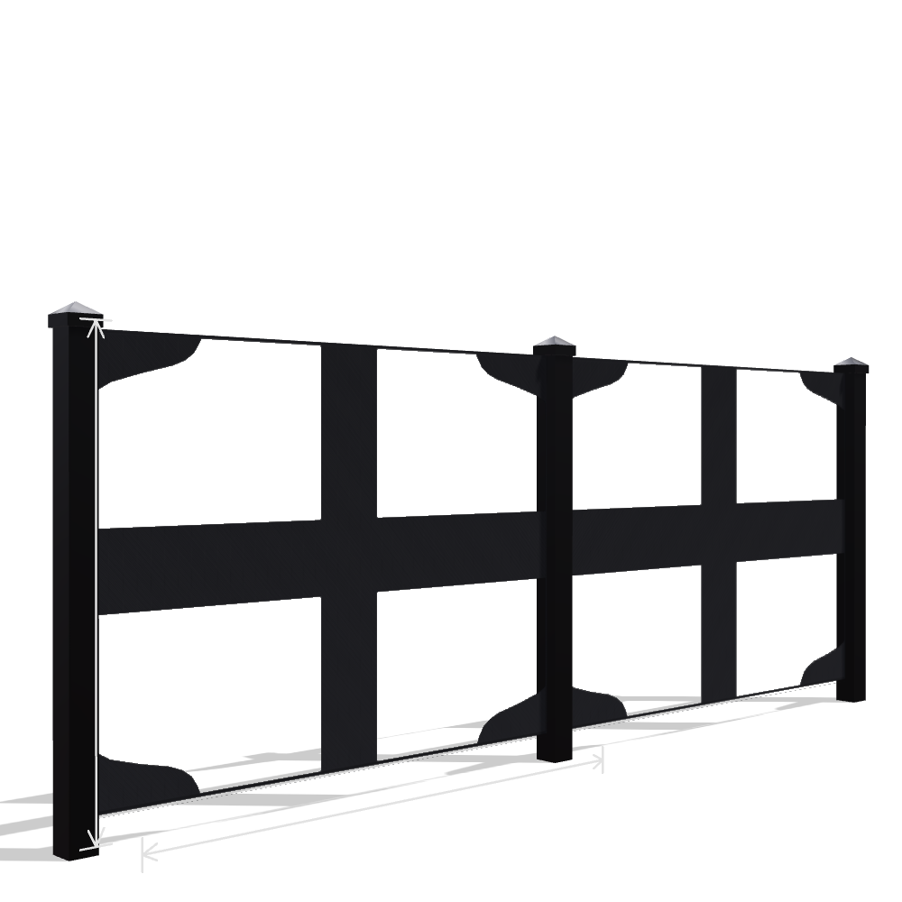 Panou Gard Metalic Model 113 — Tablă Decupată CNC Laser